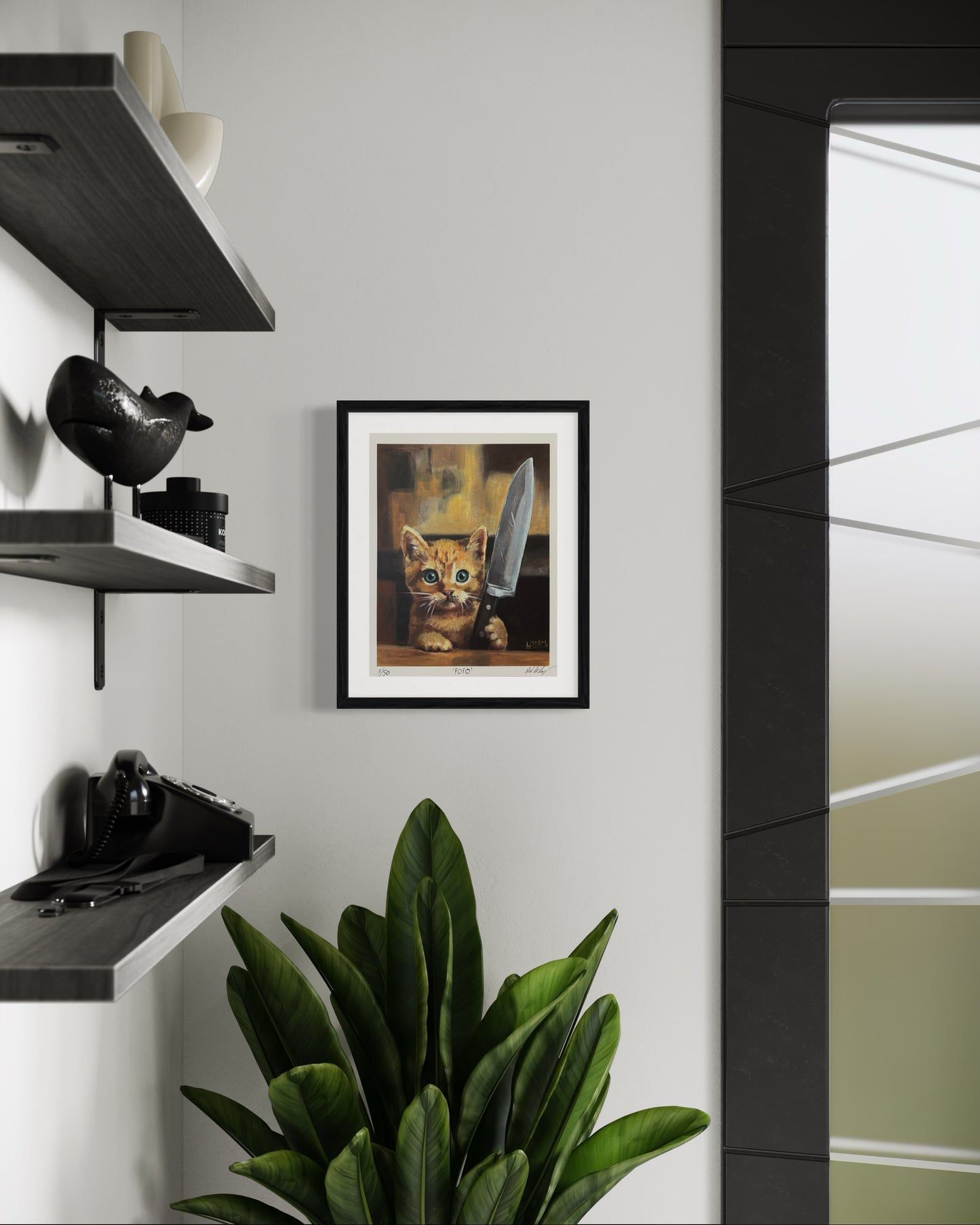 “FOFO” – Limited Edition 8.5” x 11” Art Print by David Ussery (Only 50 Available)