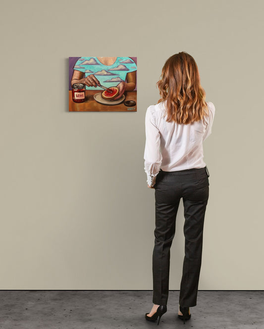 Love Spread – Original Oil Painting on 16x20 Stretched Canvas