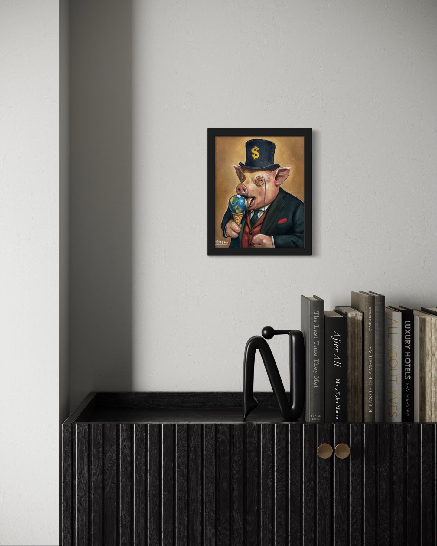 Sir Snoutsworth’s Sweet Tooth – Original Oil Painting by David Ussery
8x10 inches | Oil on Panel | Varnished | Includes COA | Free Shipping (USA) | Unframed