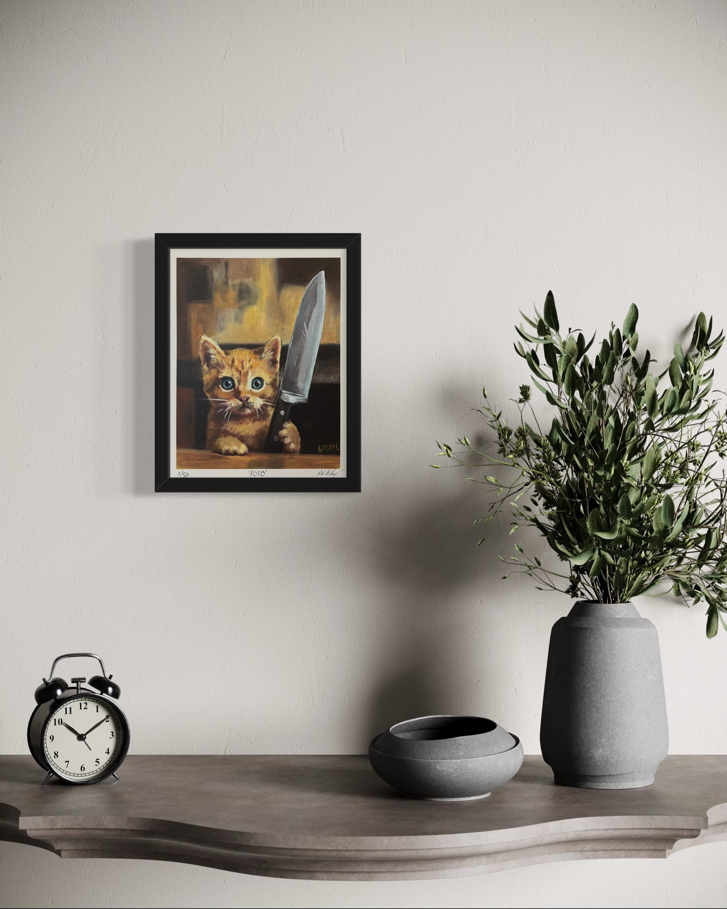 “FOFO” – Limited Edition 8.5” x 11” Art Print by David Ussery (Only 50 Available)