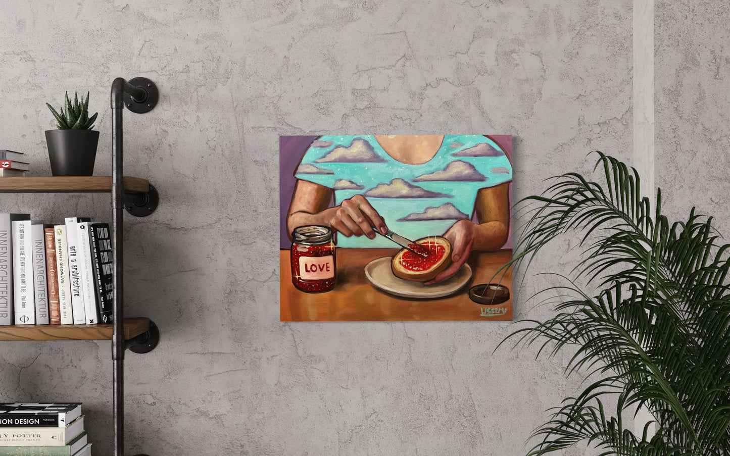 Love Spread – Original Oil Painting on 16x20 Stretched Canvas