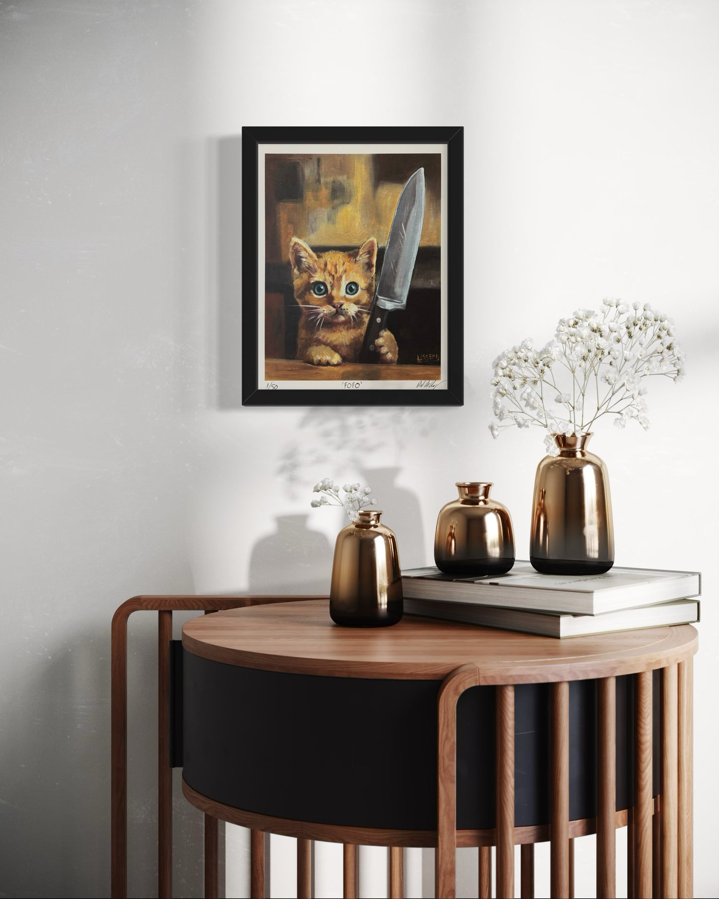 “FOFO” – Limited Edition 8.5” x 11” Art Print by David Ussery (Only 50 Available)