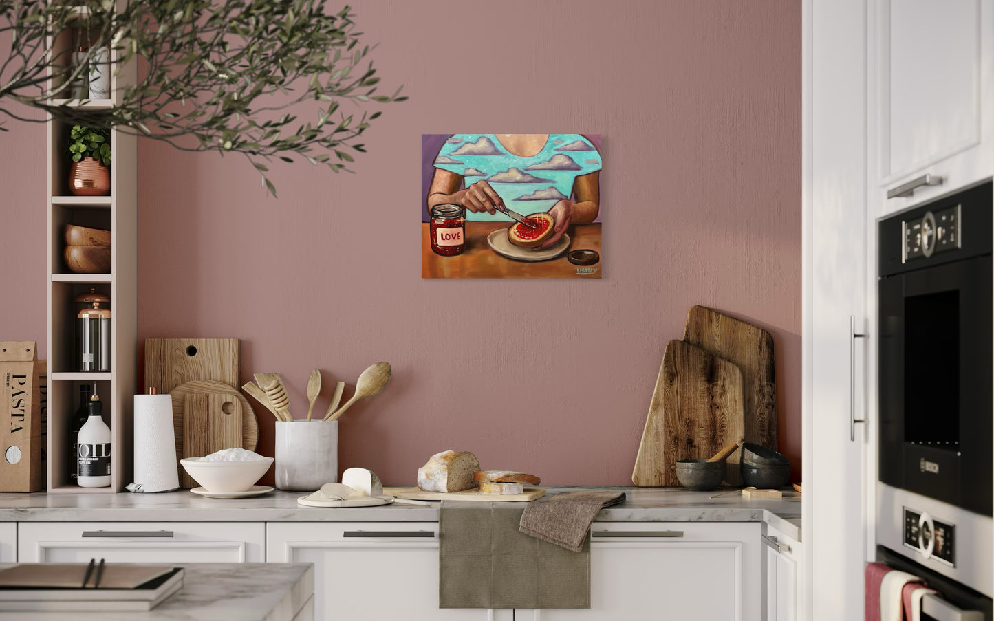 Love Spread – Original Oil Painting on 16x20 Stretched Canvas