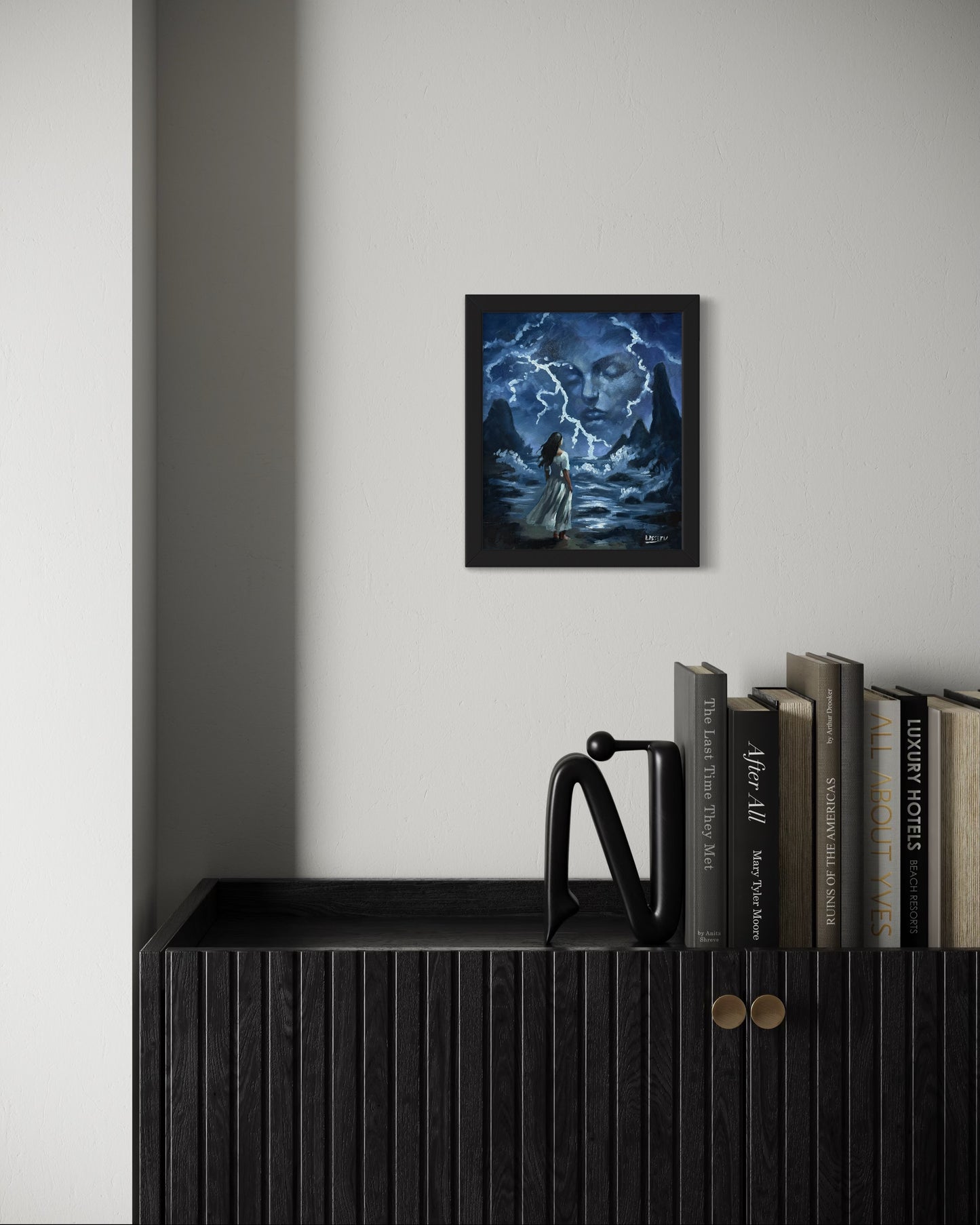 Daughter of Lightning – Original Oil Painting on 8x10 Panel | Free Shipping + COA