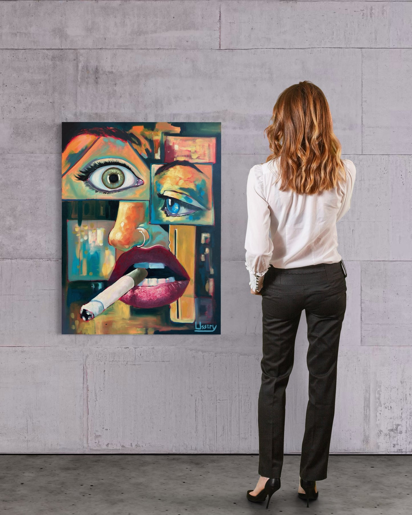 “Combobulation” oil 30x40 canvas