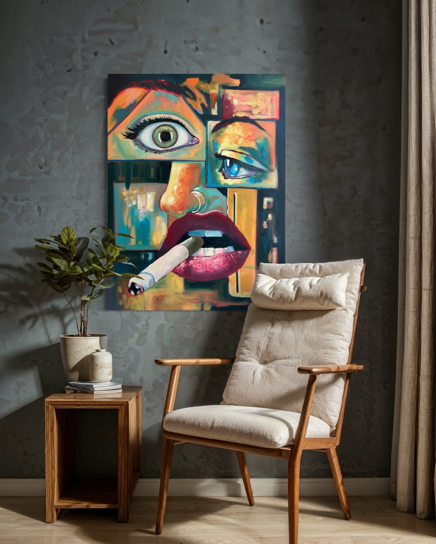 “Combobulation” oil 30x40 canvas