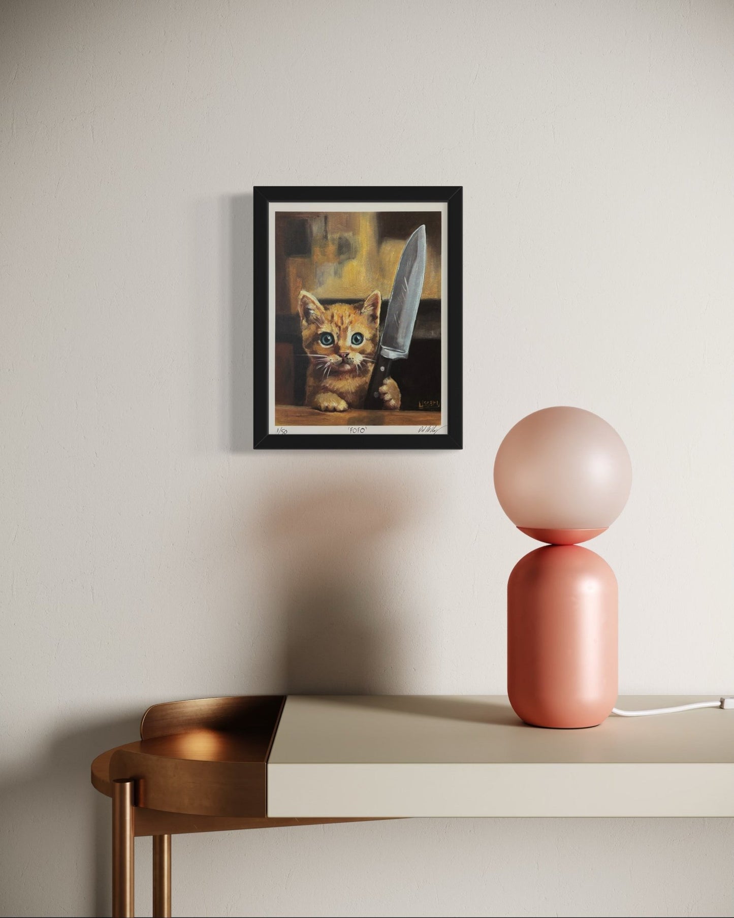 “FOFO” – Limited Edition 8.5” x 11” Art Print by David Ussery (Only 50 Available) - David Ussery