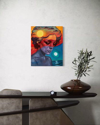 Diurna-lN-octurnal – Original Oil Painting on 16x20 Canvas