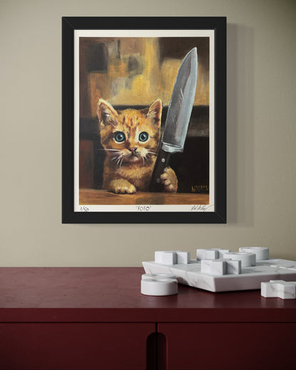 “FOFO” – Limited Edition 8.5” x 11” Art Print by David Ussery (Only 50 Available)