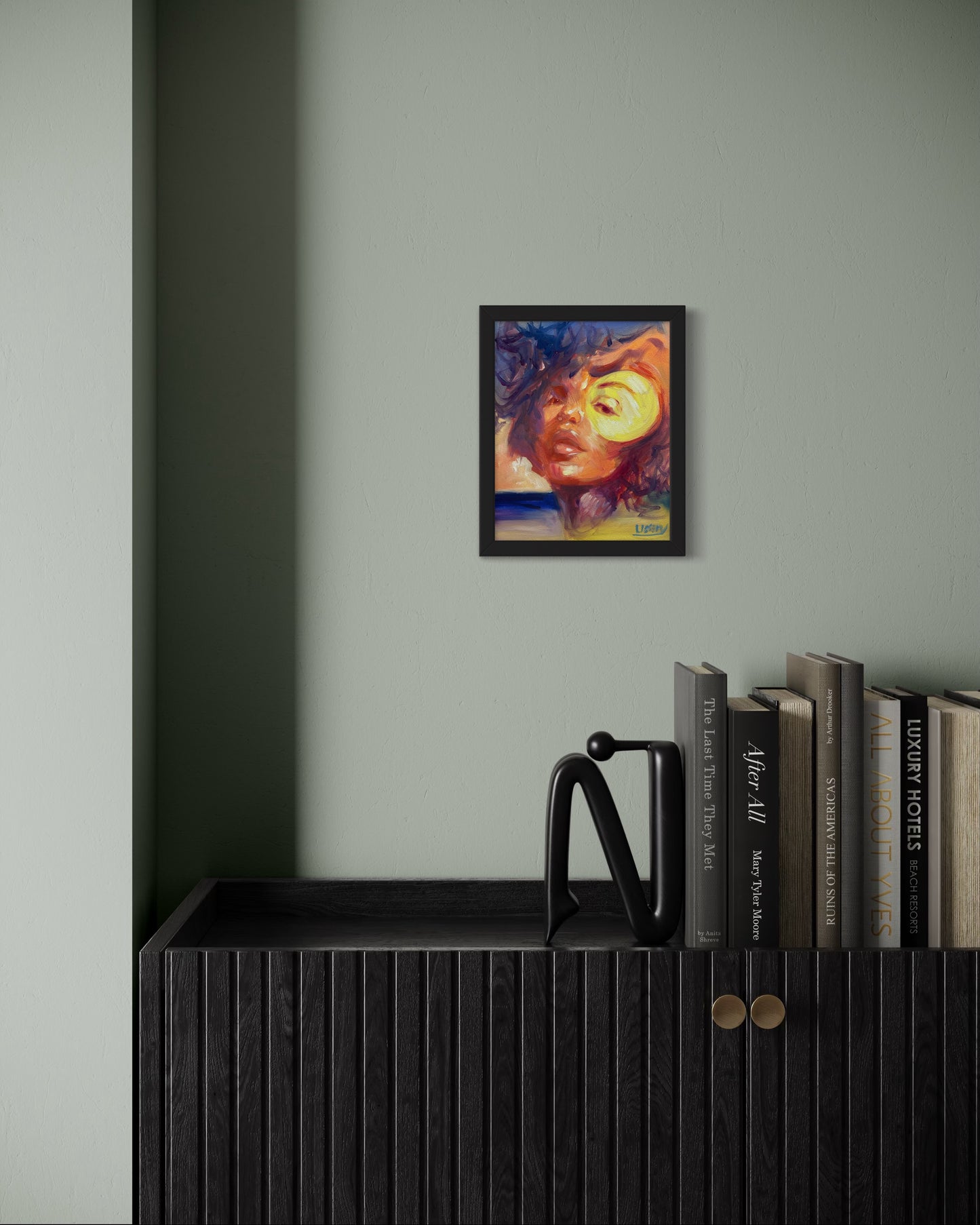 Equation Sunset – Original 8x10 Oil Painting by David Ussery | Free Shipping