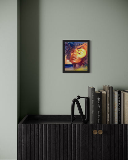 Equation Sunset – Original 8x10 Oil Painting by David Ussery | Free Shipping