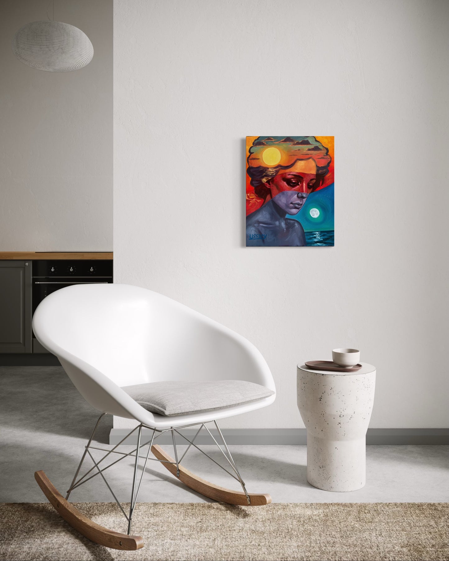 Diurna-lN-octurnal – Original Oil Painting on 16x20 Canvas