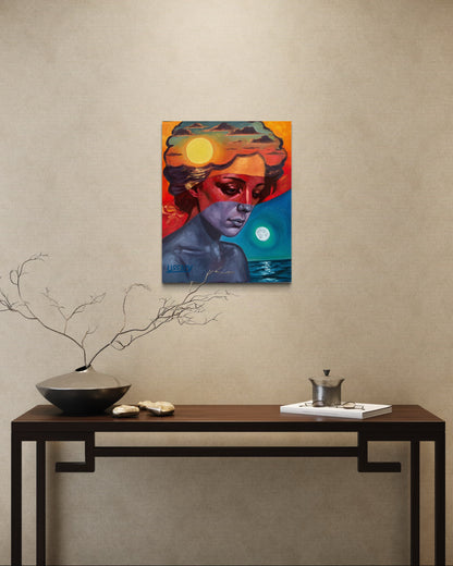 Diurna-lN-octurnal – Original Oil Painting on 16x20 Canvas