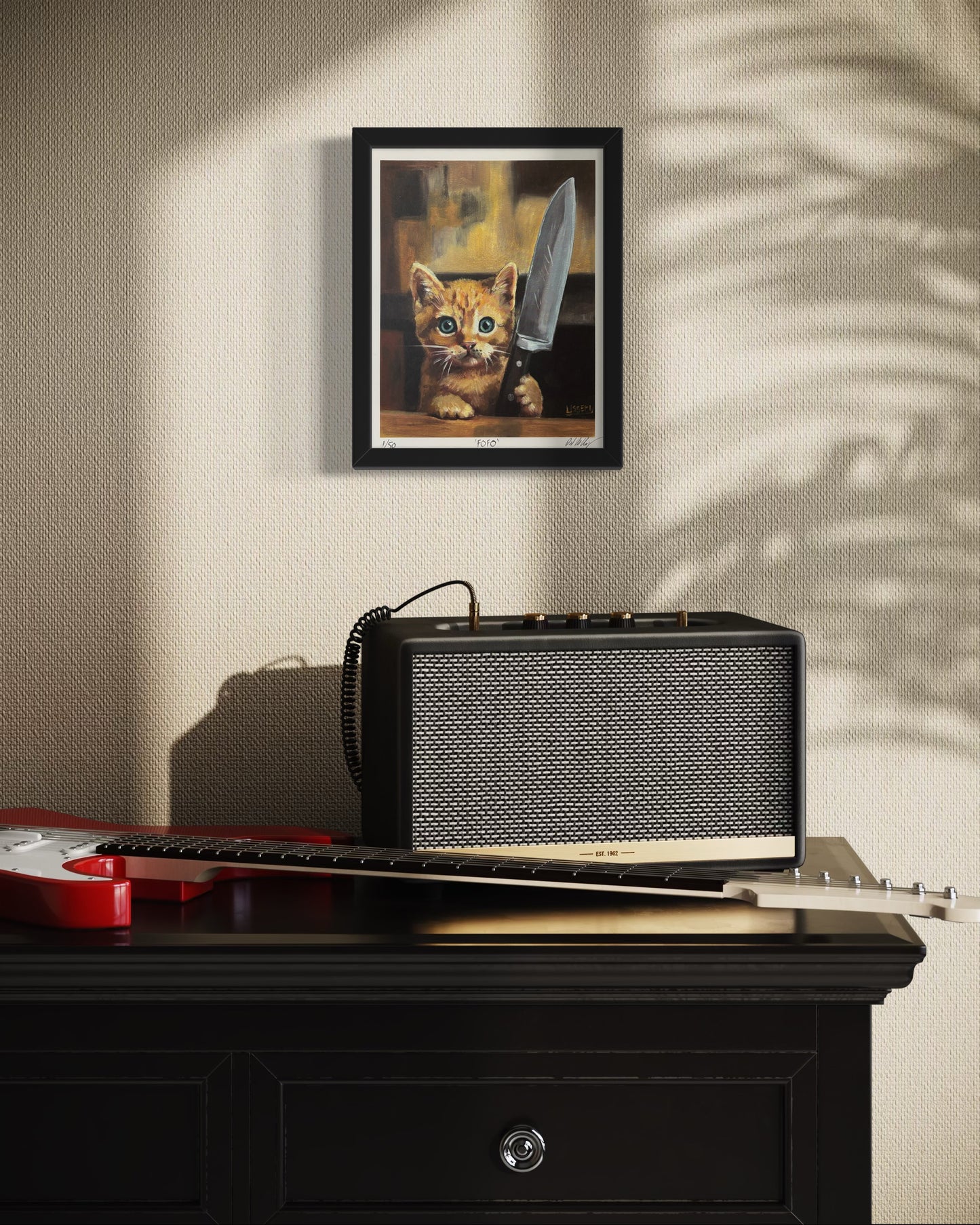 “FOFO” – Limited Edition 8.5” x 11” Art Print by David Ussery (Only 50 Available)