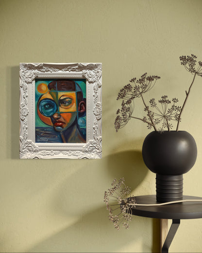 “Whatever” – Original Oil Painting on Panel (Framed, 8x10)