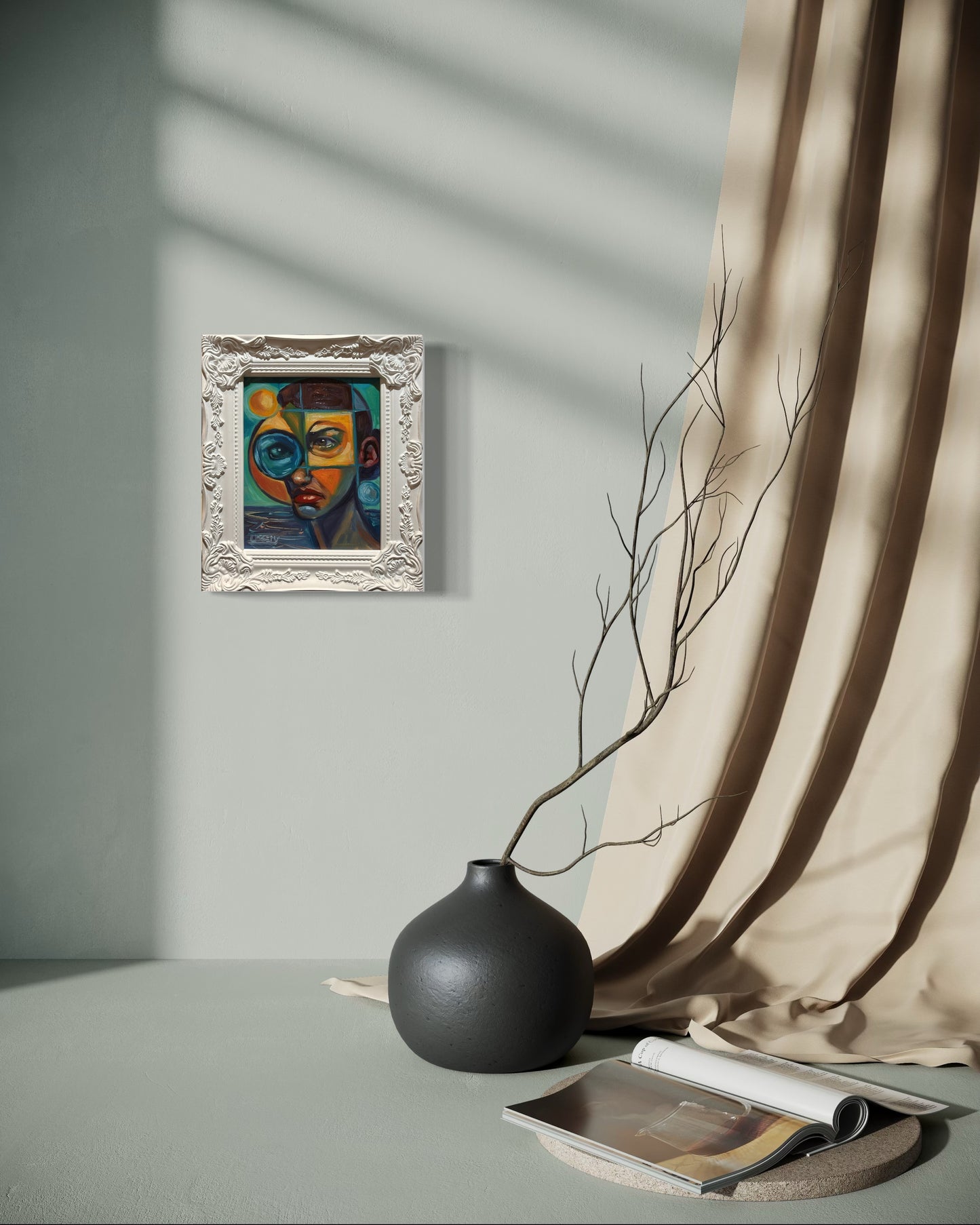 “Whatever” – Original Oil Painting on Panel (Framed, 8x10)