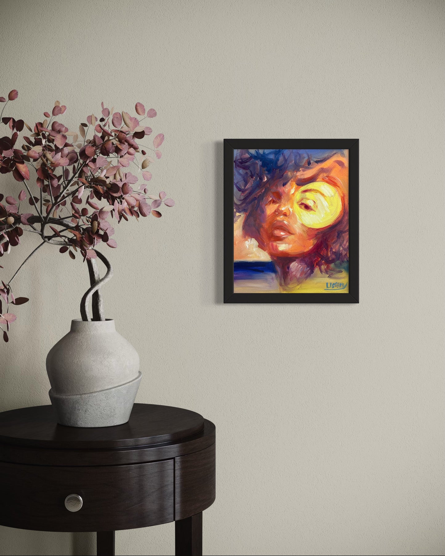 Equation Sunset – Original 8x10 Oil Painting by David Ussery | Free Shipping