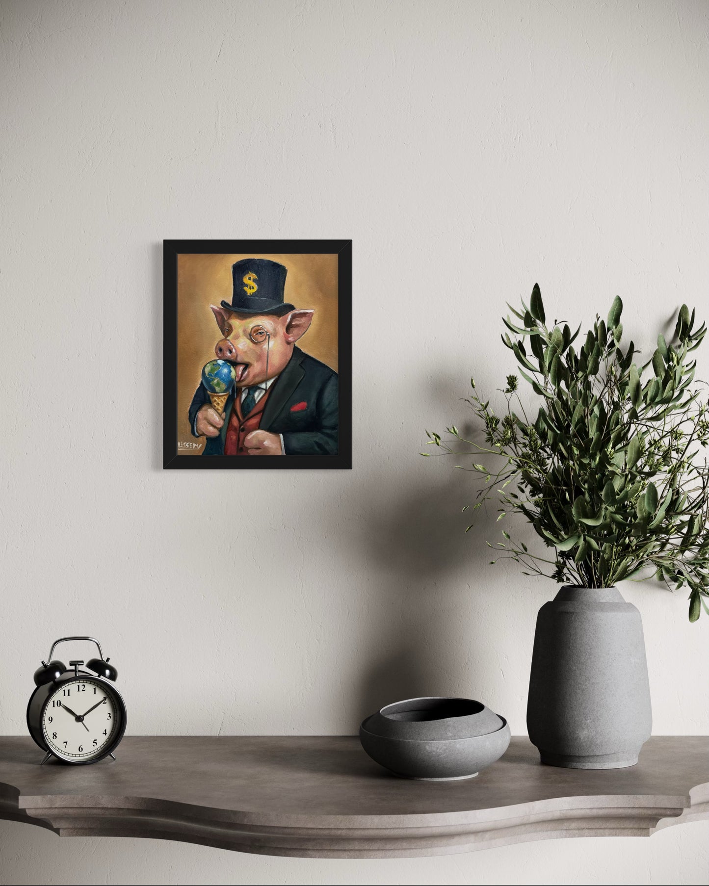 Sir Snoutsworth’s Sweet Tooth – Original Oil Painting by David Ussery
8x10 inches | Oil on Panel | Varnished | Includes COA | Free Shipping (USA) | Unframed