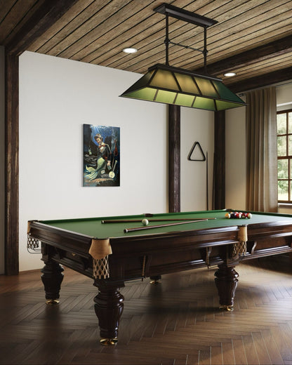 “A Fish Story” oil 24x36 wraped canvas - David Ussery