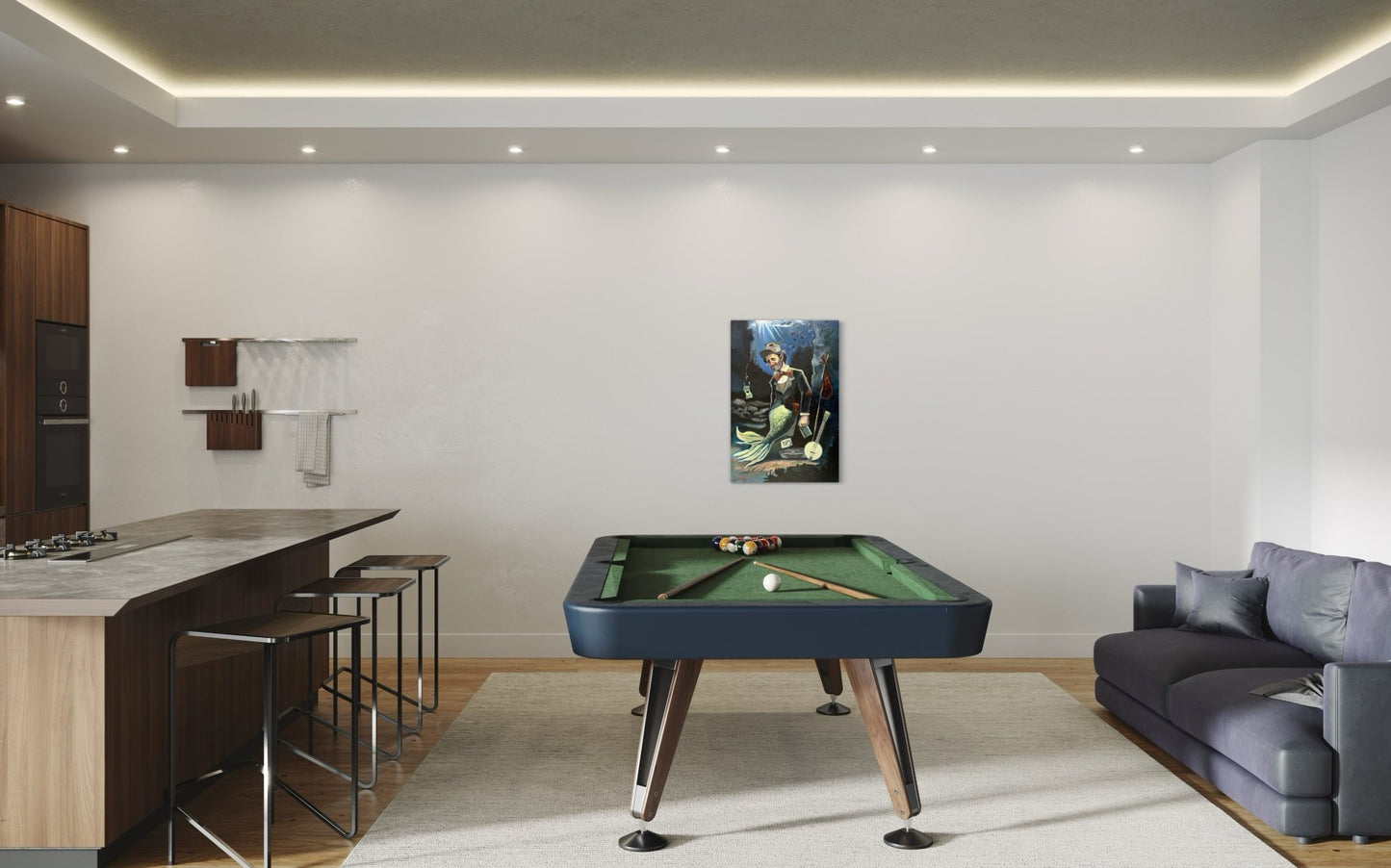 “A Fish Story” oil 24x36 wraped canvas - David Ussery