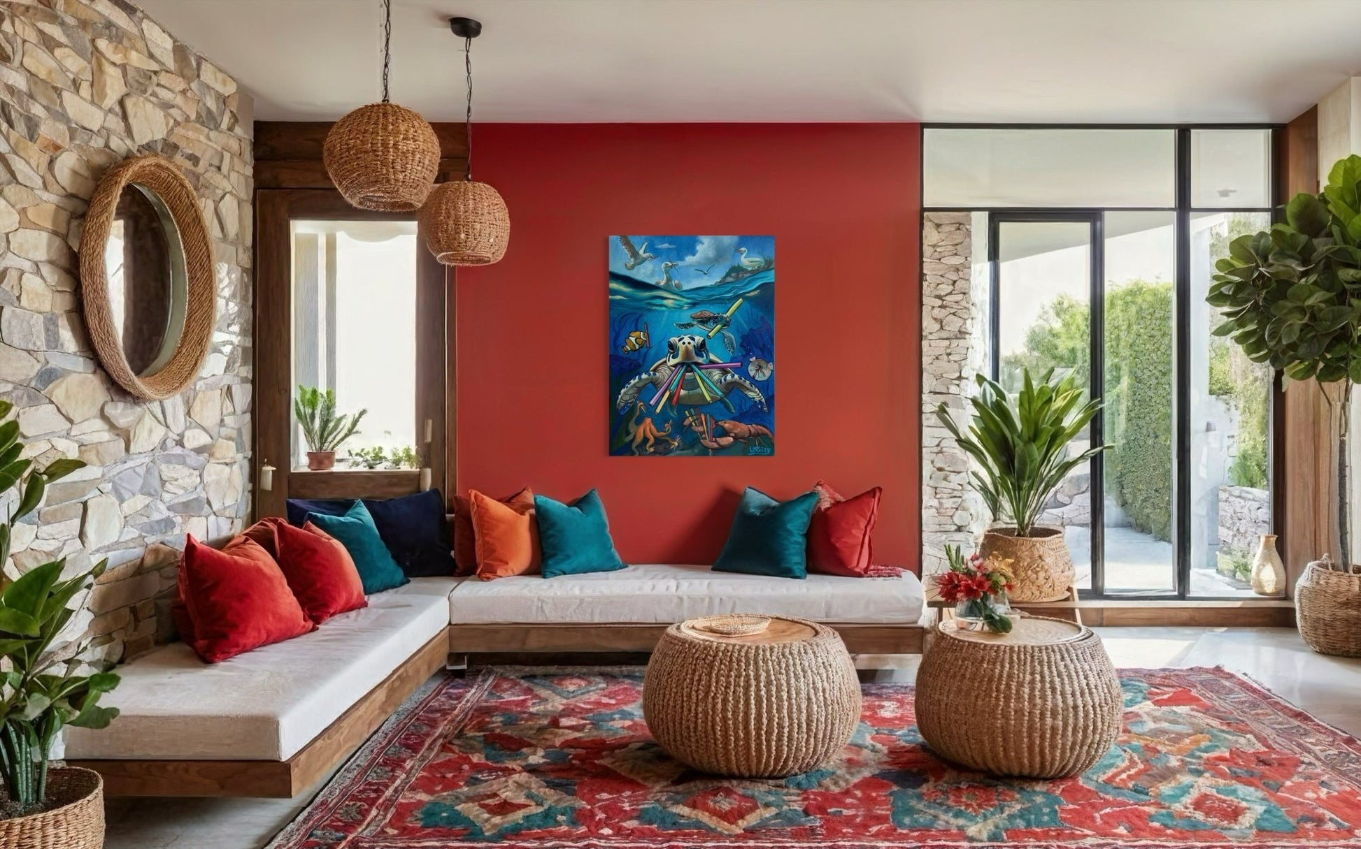 A Straw Argument – Original Oil Painting by David Ussery 30x40” | Oil on Stretched Canvas | Ready to Hang | Varnished | Certificate of Authenticity | Free Shipping - David Ussery