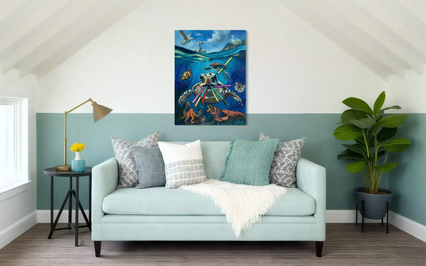 A Straw Argument – Original Oil Painting by David Ussery 30x40” | Oil on Stretched Canvas | Ready to Hang | Varnished | Certificate of Authenticity | Free Shipping - David Ussery