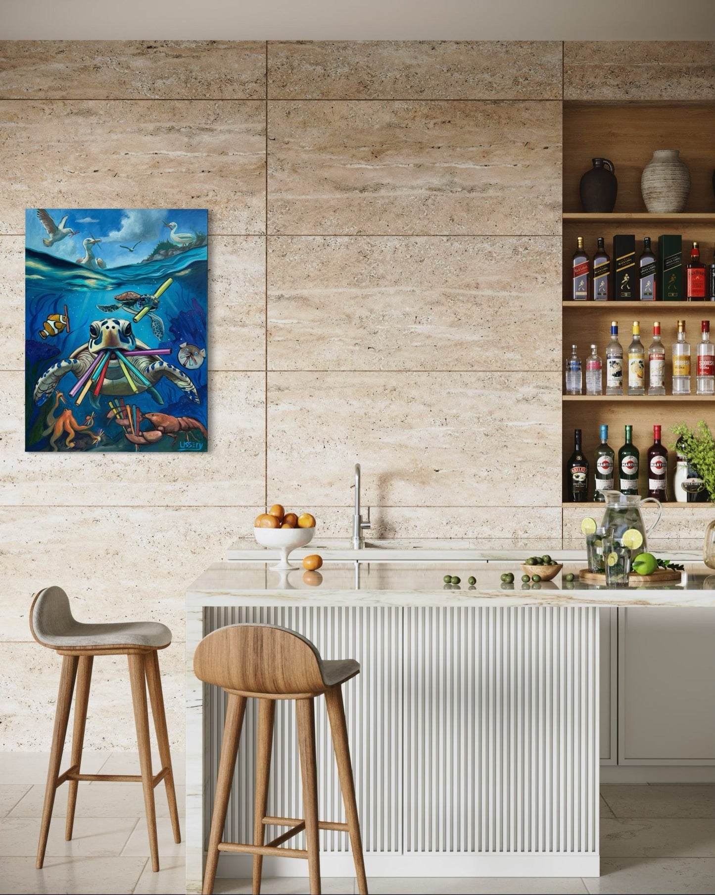 A Straw Argument – Original Oil Painting by David Ussery 30x40” | Oil on Stretched Canvas | Ready to Hang | Varnished | Certificate of Authenticity | Free Shipping - David Ussery