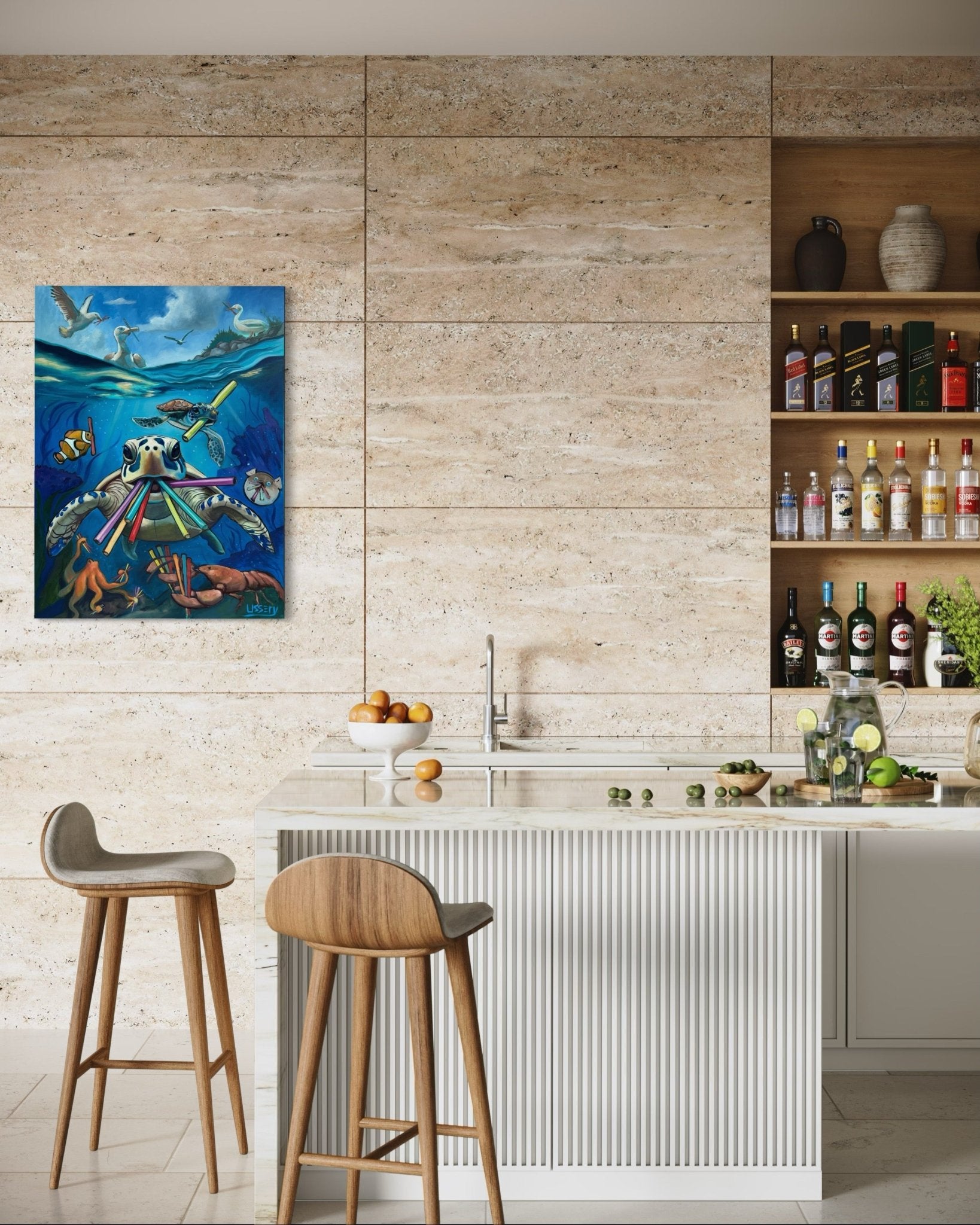 A Straw Argument – Original Oil Painting by David Ussery 30x40” | Oil on Stretched Canvas | Ready to Hang | Varnished | Certificate of Authenticity | Free Shipping - David Ussery