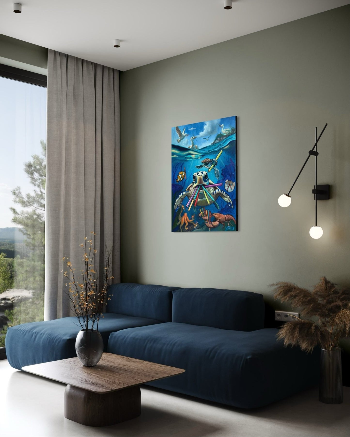 A Straw Argument – Original Oil Painting by David Ussery 30x40” | Oil on Stretched Canvas | Ready to Hang | Varnished | Certificate of Authenticity | Free Shipping - David Ussery