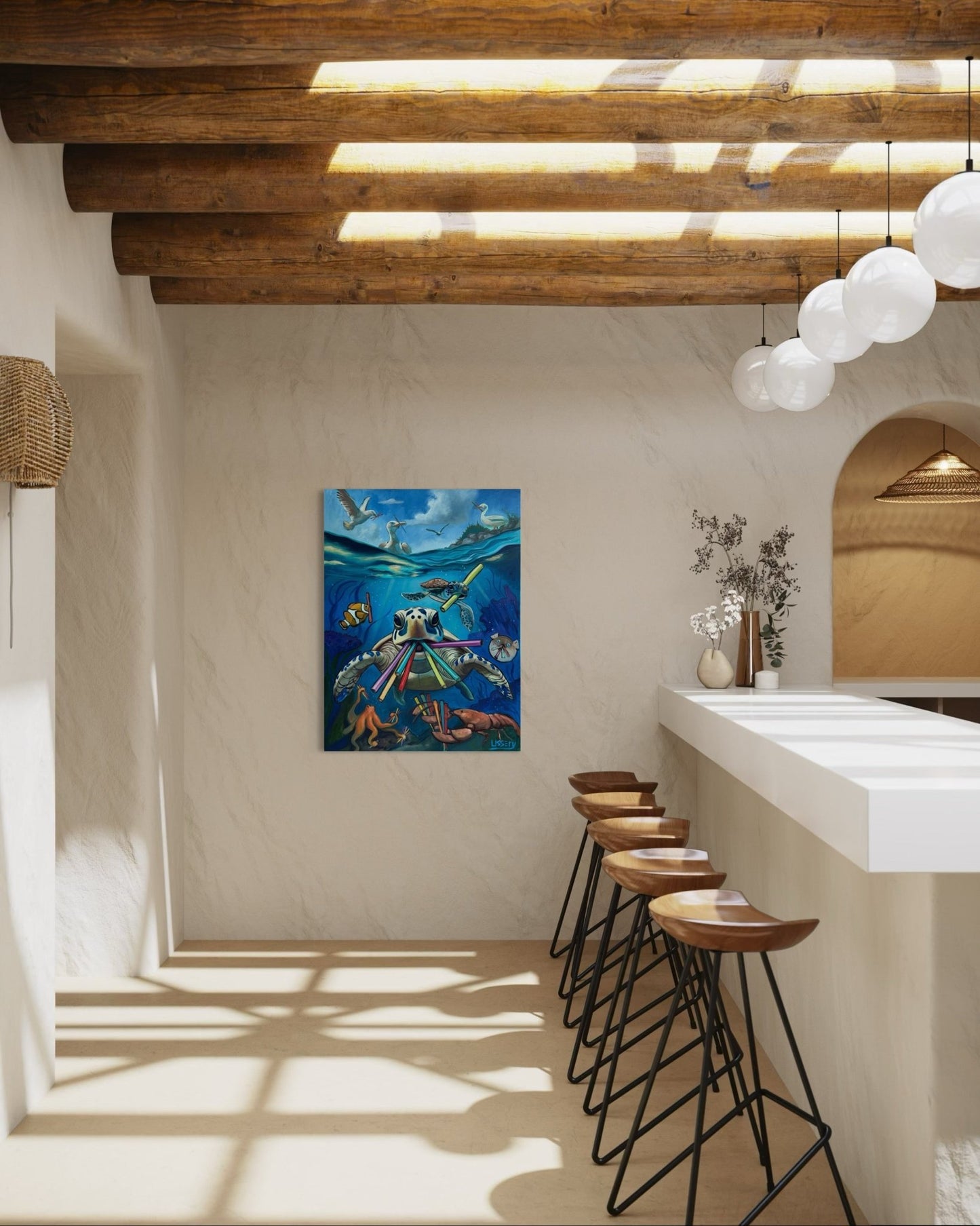 A Straw Argument – Original Oil Painting by David Ussery 30x40” | Oil on Stretched Canvas | Ready to Hang | Varnished | Certificate of Authenticity | Free Shipping - David Ussery