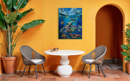 A Straw Argument – Original Oil Painting by David Ussery 30x40” | Oil on Stretched Canvas | Ready to Hang | Varnished | Certificate of Authenticity | Free Shipping - David Ussery