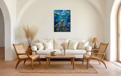 A Straw Argument – Original Oil Painting by David Ussery 30x40” | Oil on Stretched Canvas | Ready to Hang | Varnished | Certificate of Authenticity | Free Shipping - David Ussery