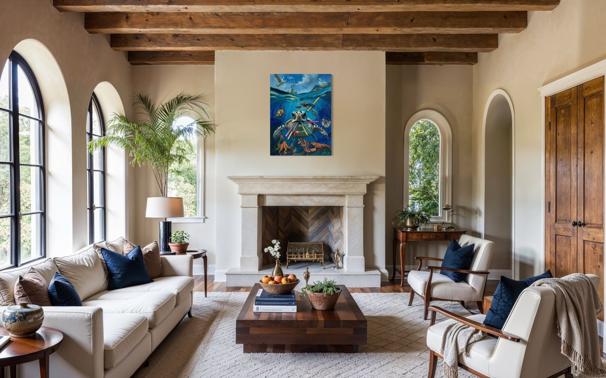 A Straw Argument – Original Oil Painting by David Ussery 30x40” | Oil on Stretched Canvas | Ready to Hang | Varnished | Certificate of Authenticity | Free Shipping - David Ussery