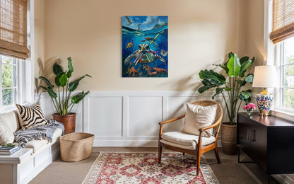 A Straw Argument – Original Oil Painting by David Ussery 30x40” | Oil on Stretched Canvas | Ready to Hang | Varnished | Certificate of Authenticity | Free Shipping - David Ussery