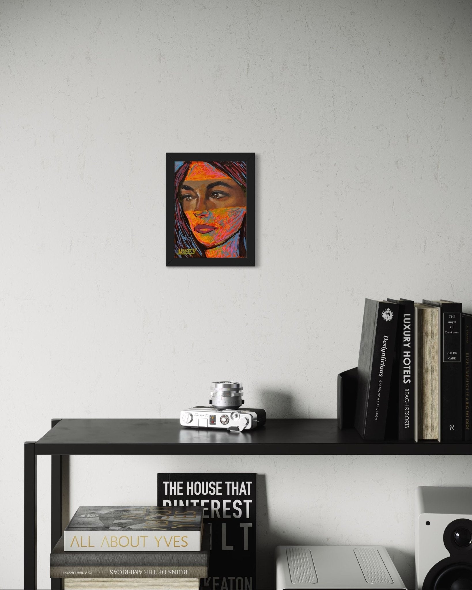 Collider by David Ussery | Original 8x6 Oil Painting | Contemporary Abstract Portrait | Free USA Shipping - David Ussery