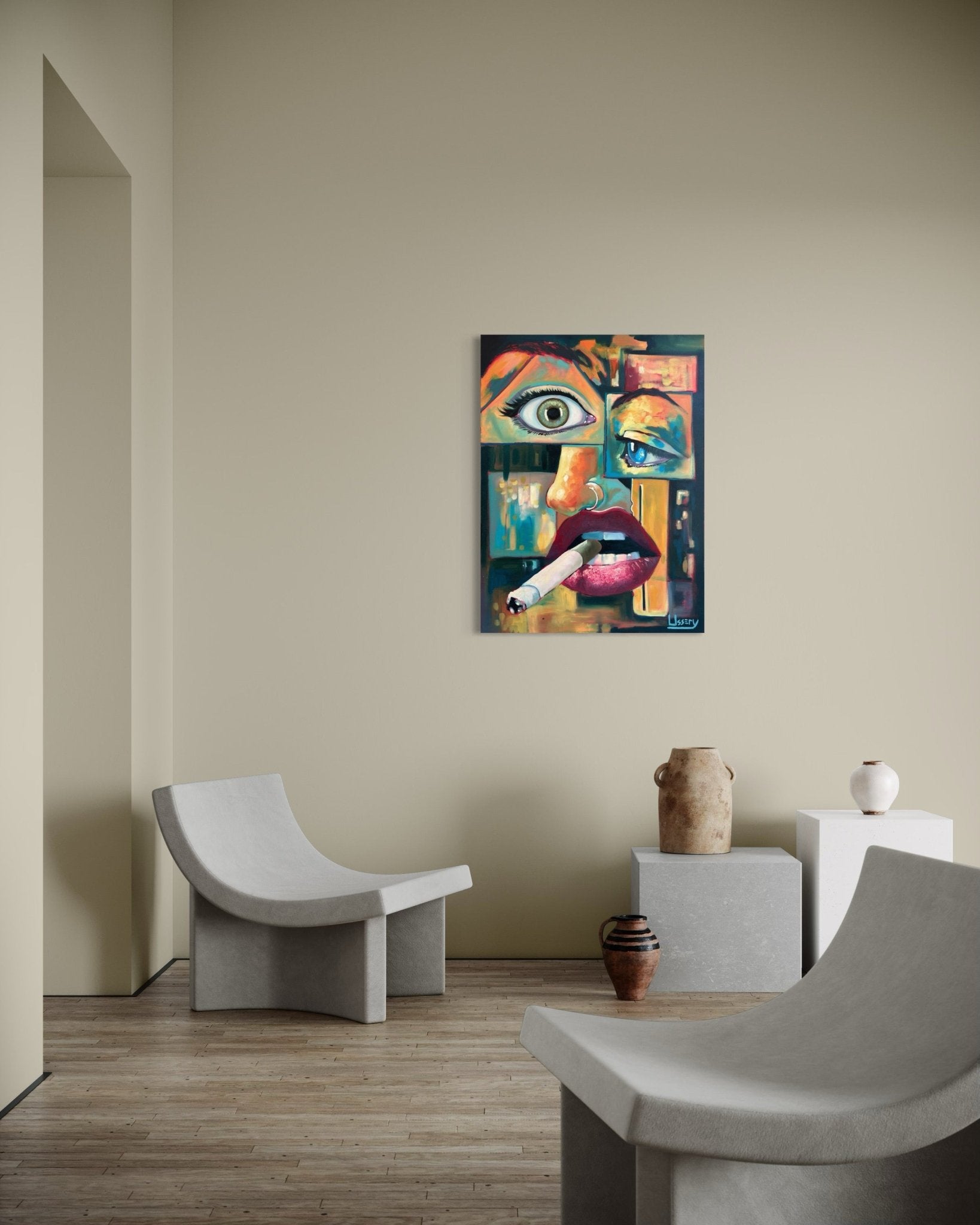 “Combobulation” oil 30x40 canvas - David Ussery