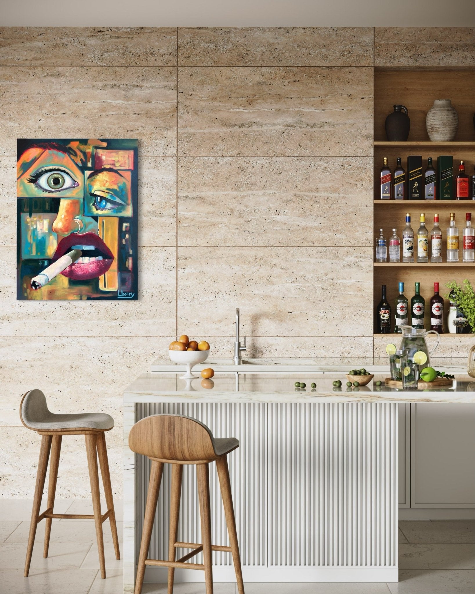 “Combobulation” oil 30x40 canvas - David Ussery