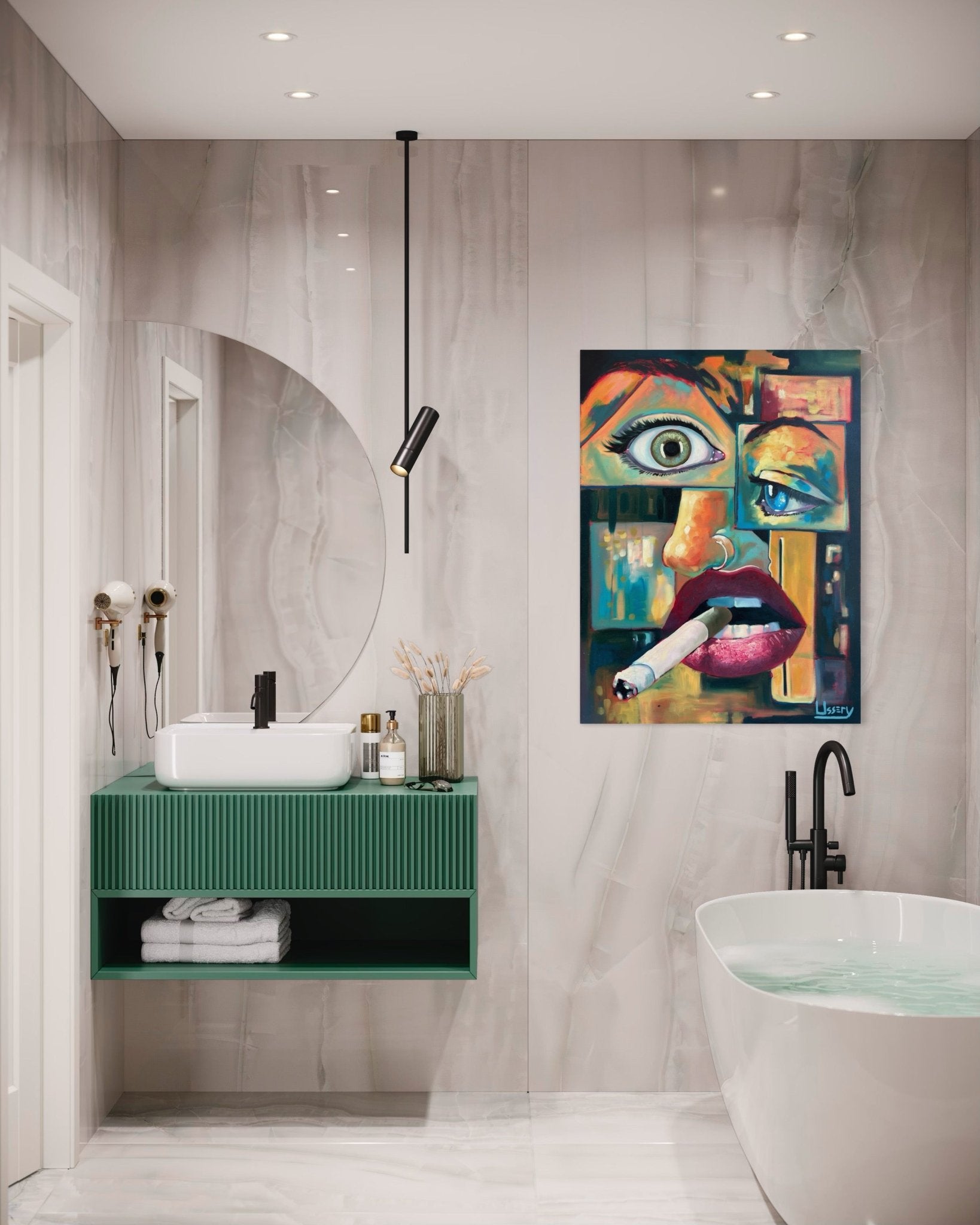 “Combobulation” oil 30x40 canvas - David Ussery