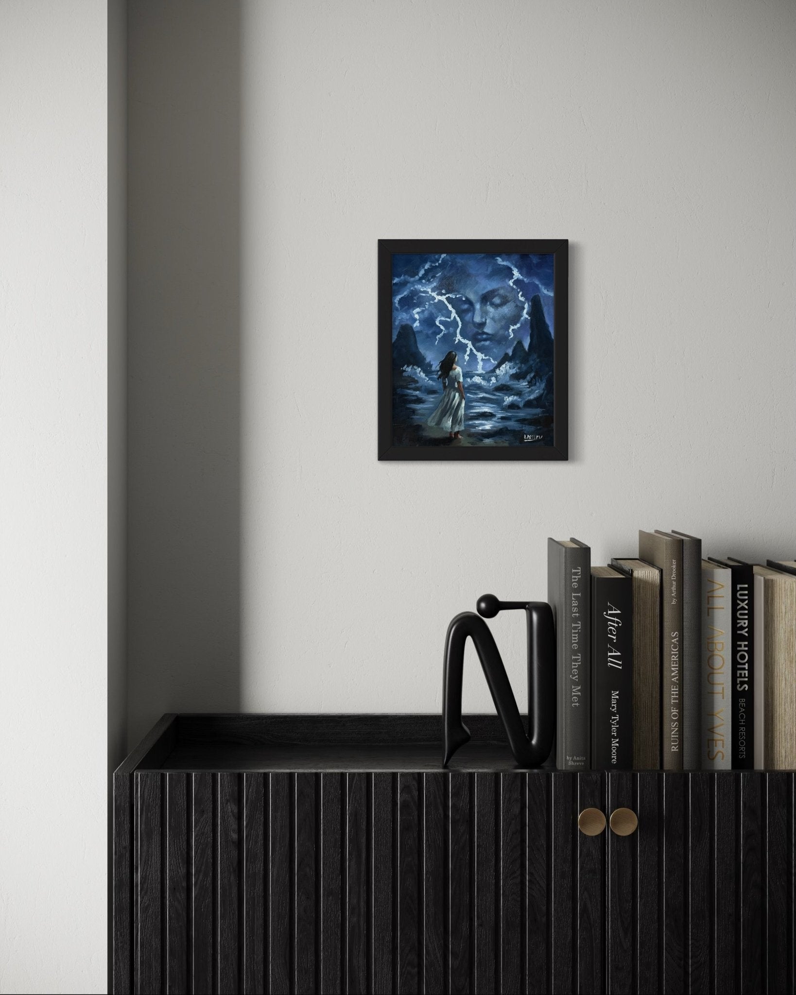 Daughter of Lightning – Original Oil Painting on 8x10 Panel | Free Shipping + COA - David Ussery