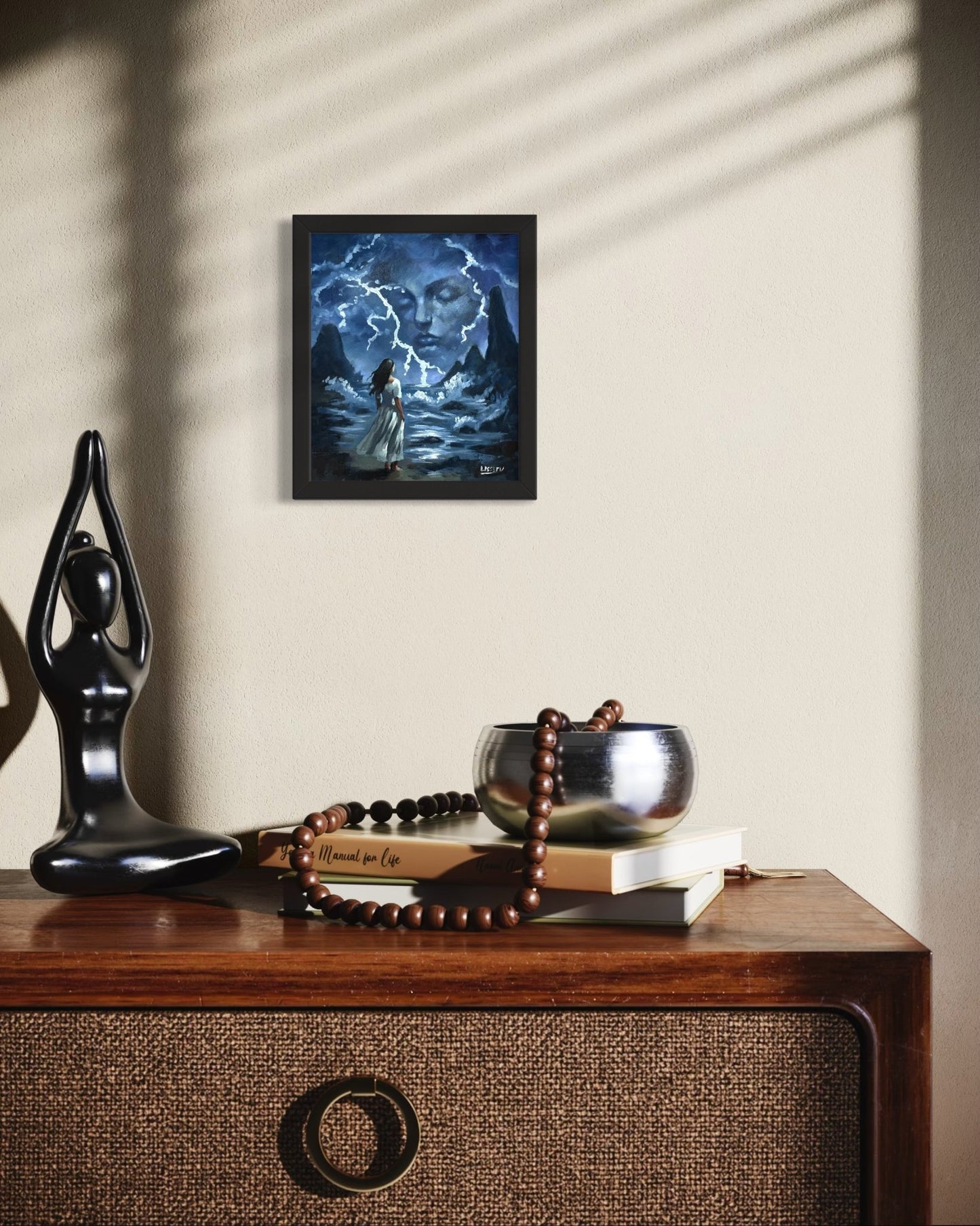 Daughter of Lightning – Original Oil Painting on 8x10 Panel | Free Shipping + COA - David Ussery