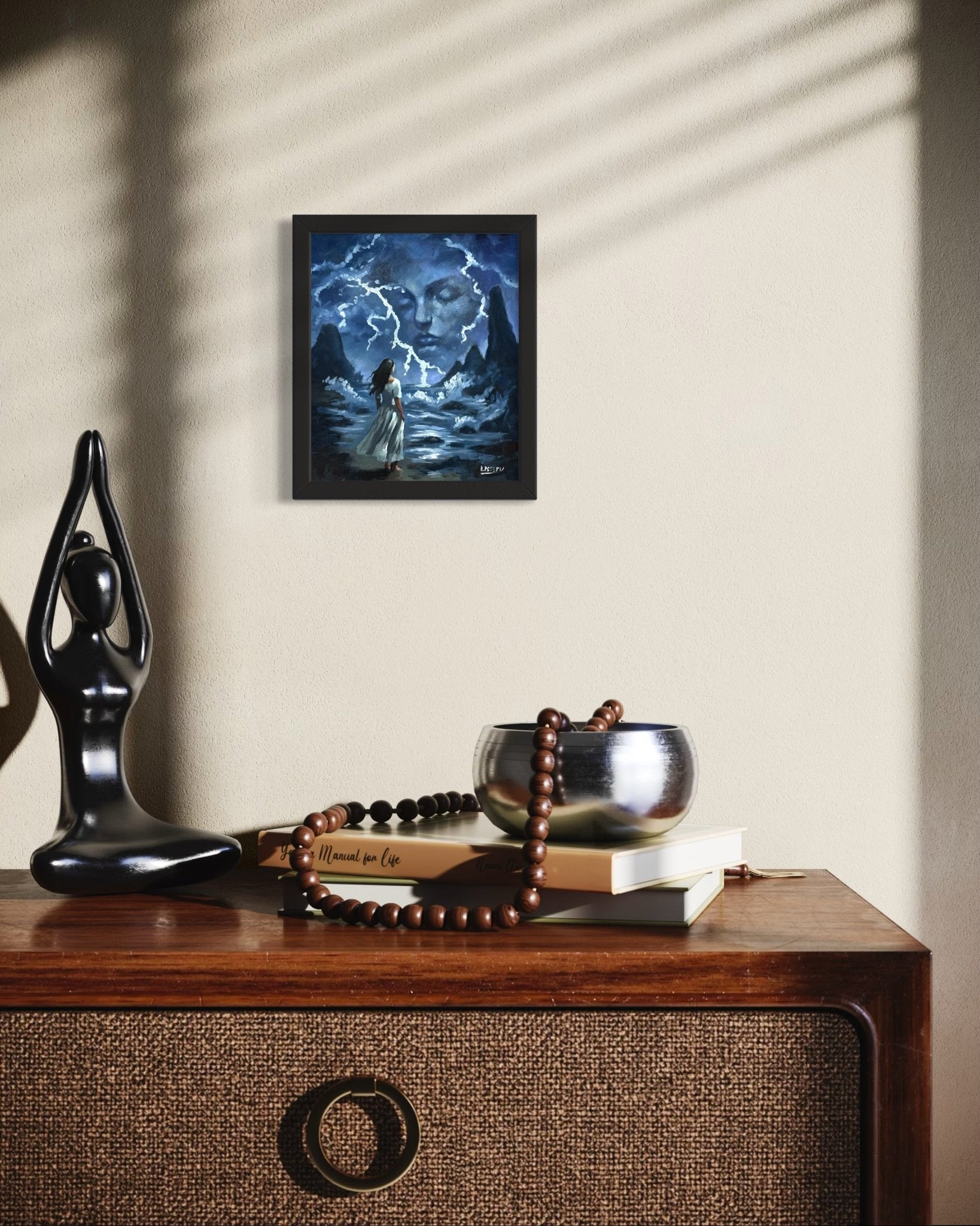 Daughter of Lightning – Original Oil Painting on 8x10 Panel | Free Shipping + COA - David Ussery