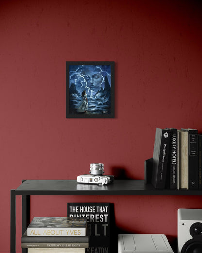 Daughter of Lightning – Original Oil Painting on 8x10 Panel | Free Shipping + COA - David Ussery