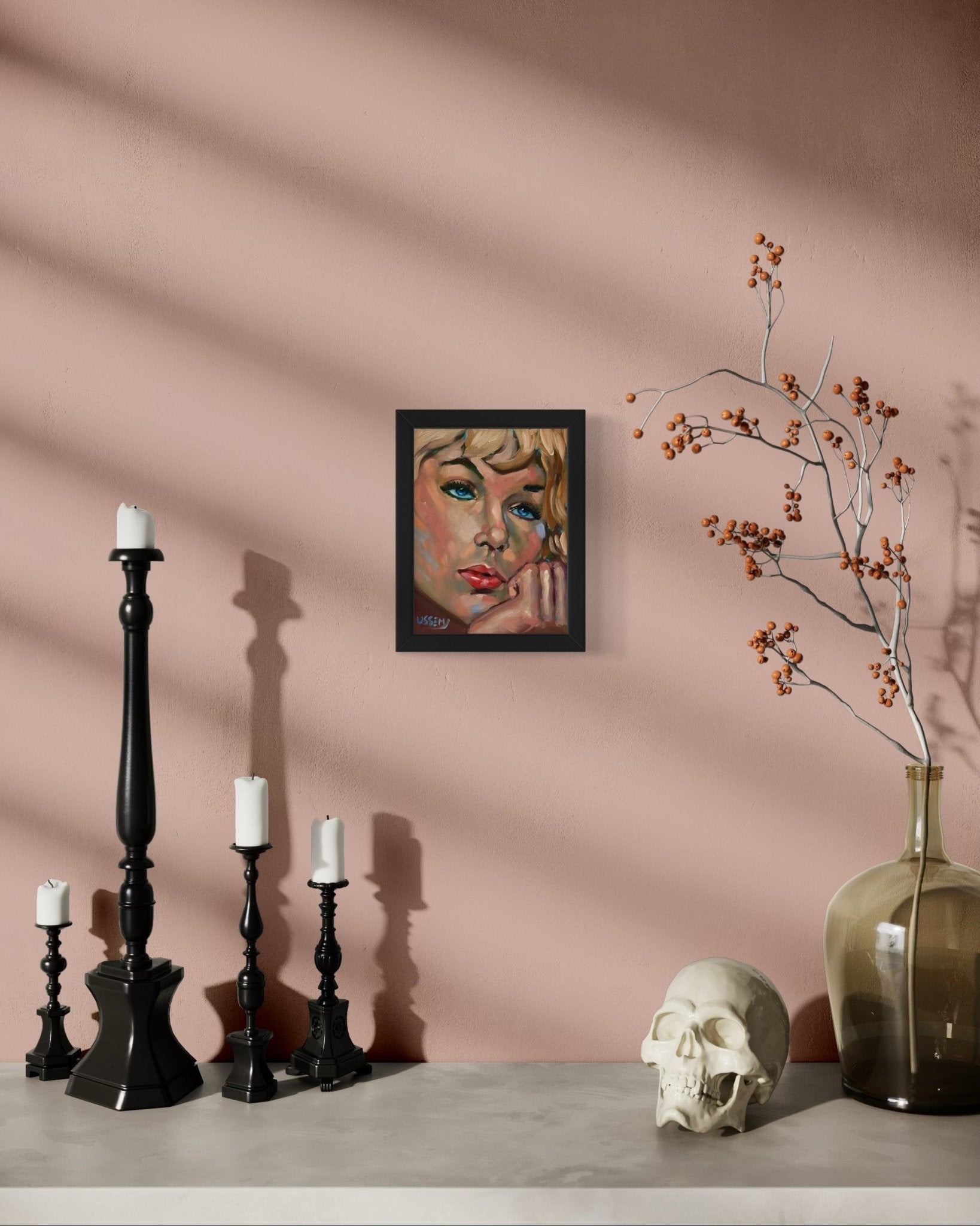 “Deluge of Apathy” oil 8x6 panel - David Ussery