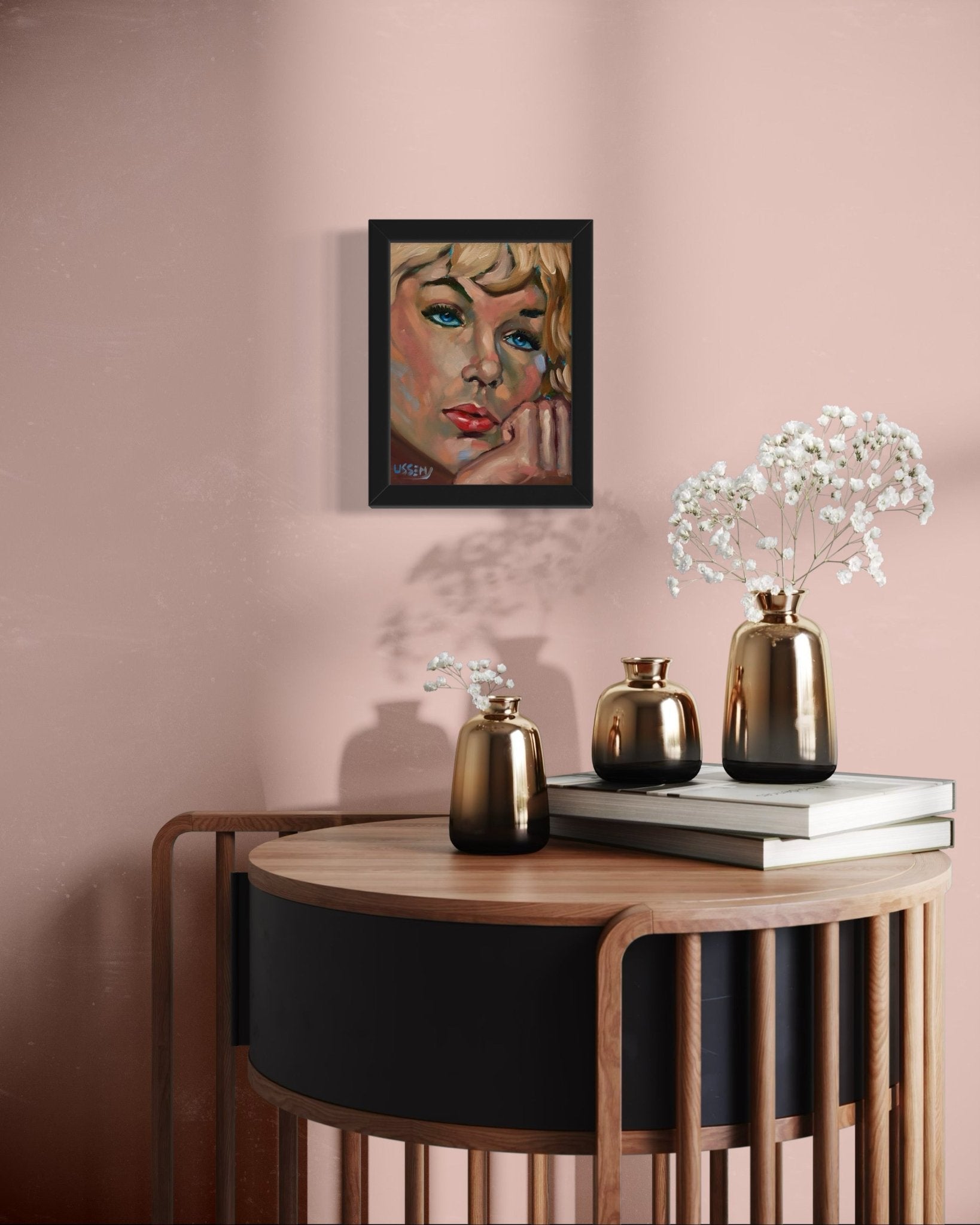 “Deluge of Apathy” oil 8x6 panel - David Ussery