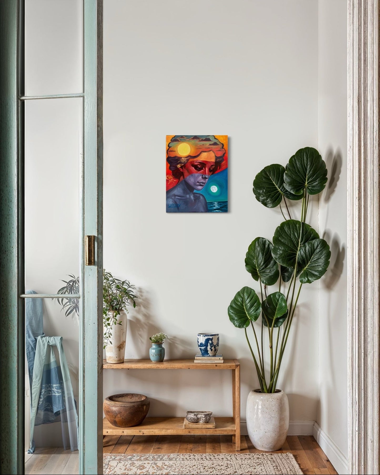 Diurna - lN - octurnal – Original Oil Painting on 16x20 Canvas - David Ussery