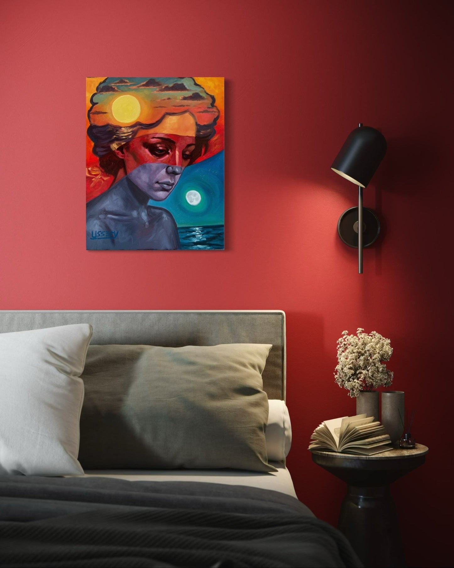 Diurna - lN - octurnal – Original Oil Painting on 16x20 Canvas - David Ussery