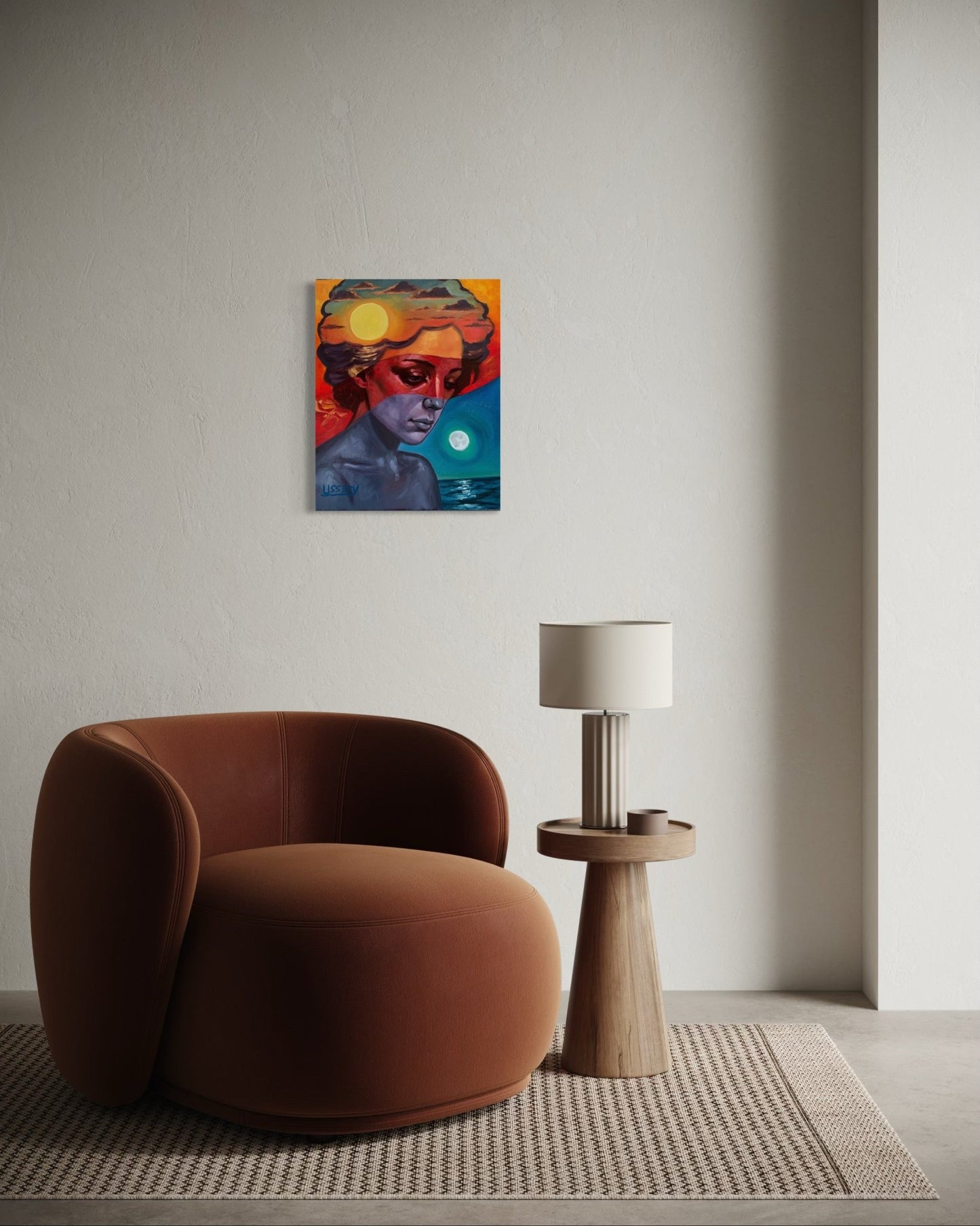 Diurna - lN - octurnal – Original Oil Painting on 16x20 Canvas - David Ussery