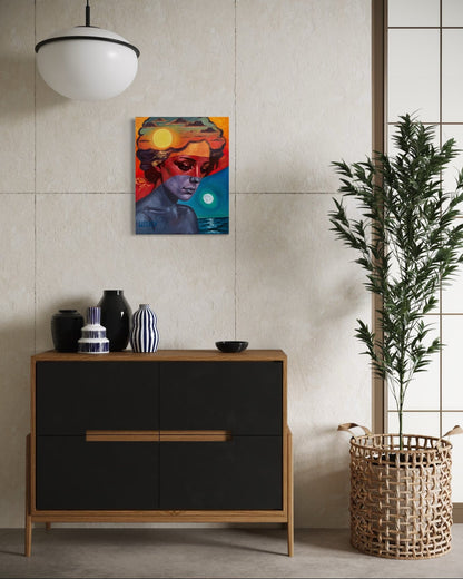 Diurna - lN - octurnal – Original Oil Painting on 16x20 Canvas - David Ussery