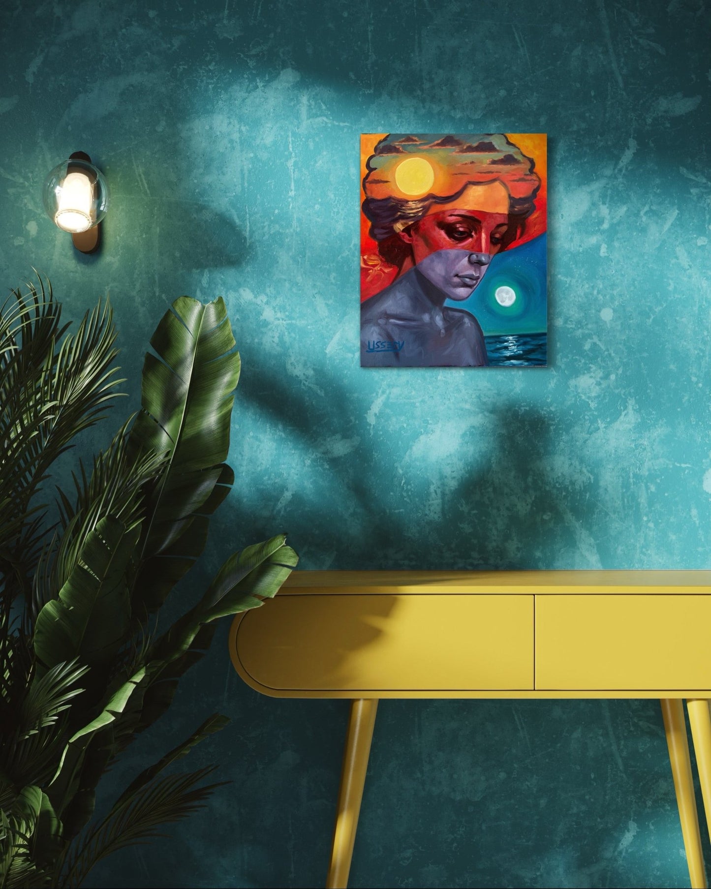 Diurna - lN - octurnal – Original Oil Painting on 16x20 Canvas - David Ussery