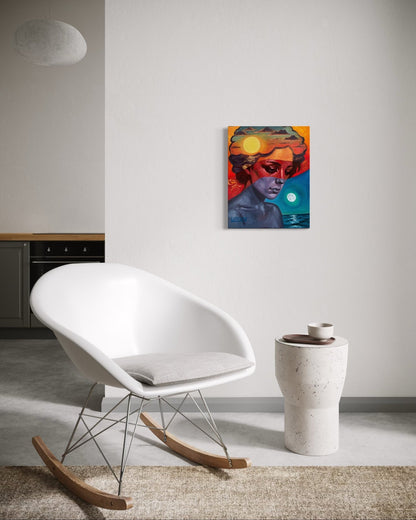 Diurna - lN - octurnal – Original Oil Painting on 16x20 Canvas - David Ussery